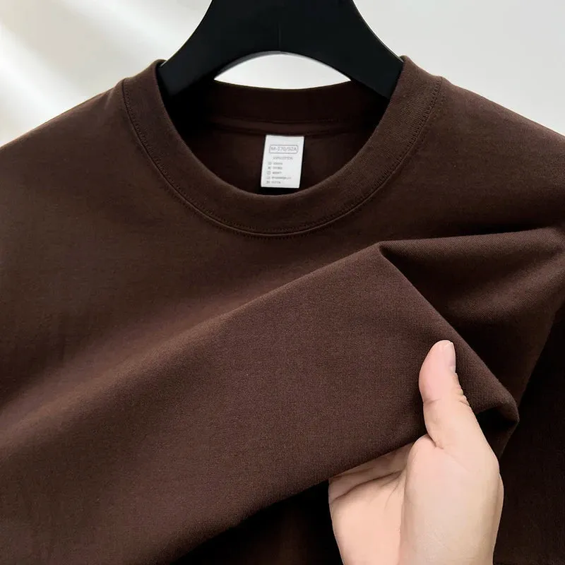 Men's Premium Cotton Crew Neck T-Shirt | Soft Fabric, Breathable, Casual Fit for Everyday Wear