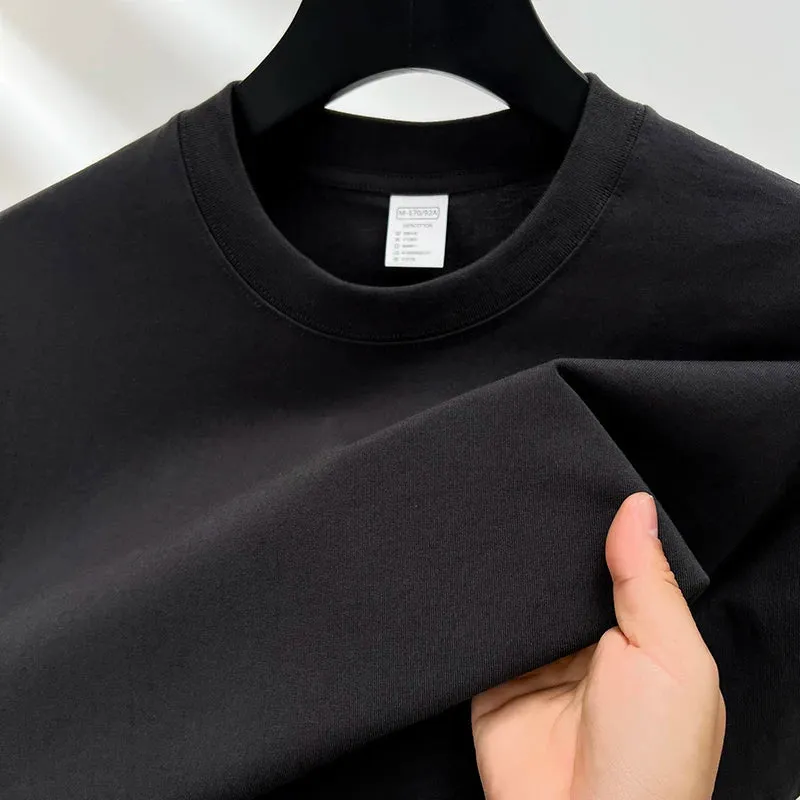 Men's Premium Cotton Crew Neck T-Shirt | Soft Fabric, Breathable, Casual Fit for Everyday Wear