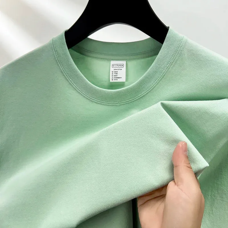 Men's Premium Cotton Crew Neck T-Shirt | Soft Fabric, Breathable, Casual Fit for Everyday Wear
