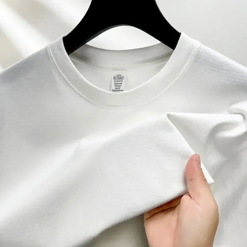 Men's Premium Cotton Crew Neck T-Shirt | Soft Fabric, Breathable, Casual Fit for Everyday Wear