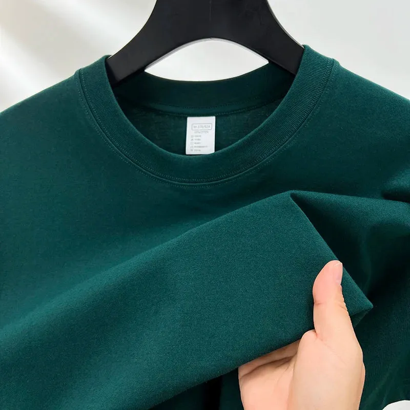 Men's Premium Cotton Crew Neck T-Shirt | Soft Fabric, Breathable, Casual Fit for Everyday Wear