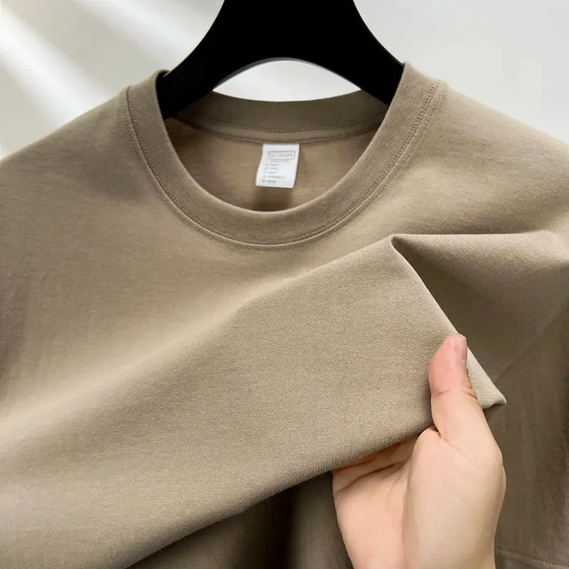 Men's Premium Cotton Crew Neck T-Shirt | Soft Fabric, Breathable, Casual Fit for Everyday Wear