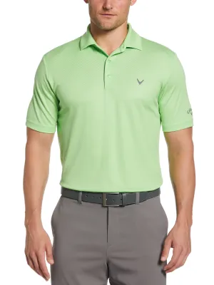 Mens Pro Spin Chevron Jacquard Golf Polo
