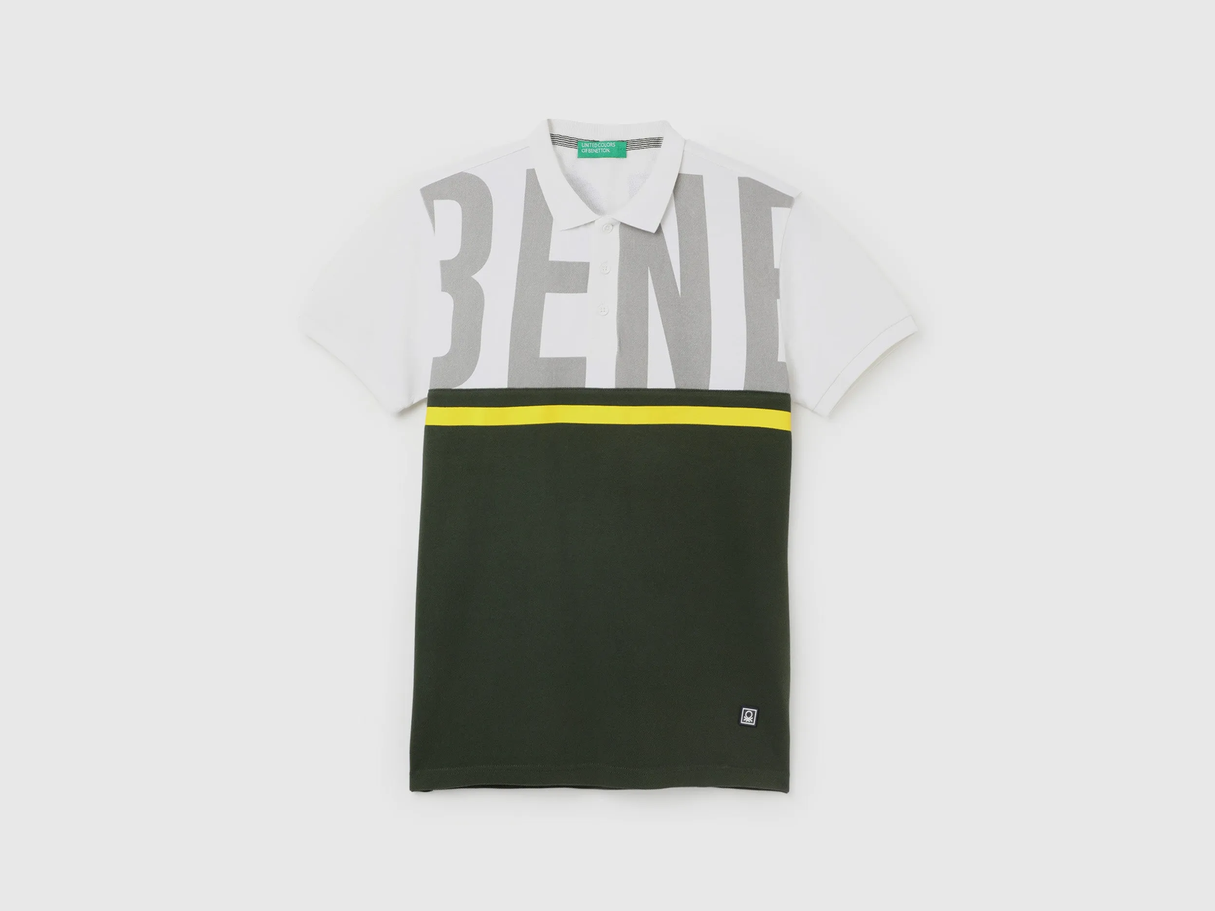 Men's Regular Fit Polo Collar Color Block Tshirts