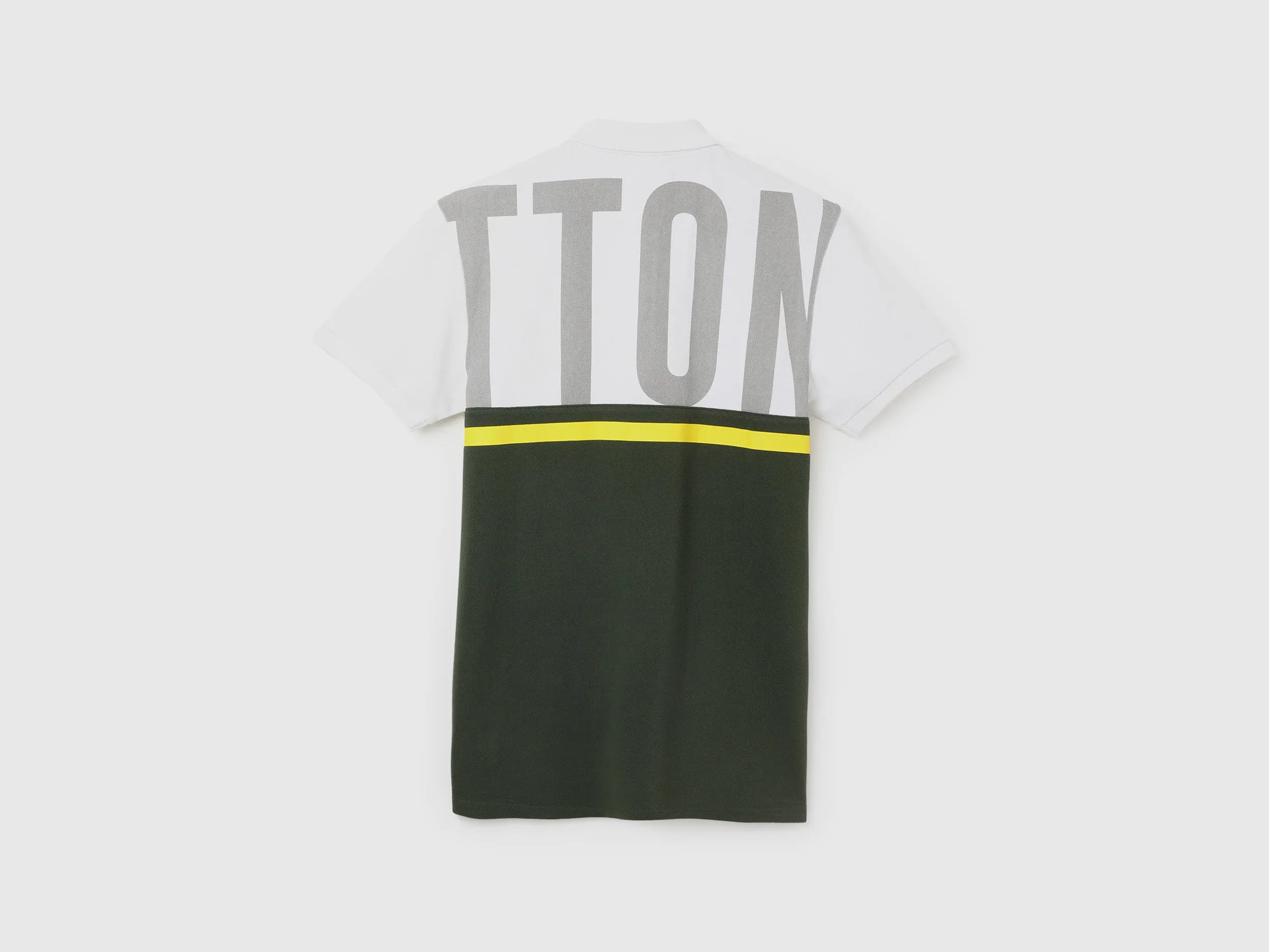 Men's Regular Fit Polo Collar Color Block Tshirts
