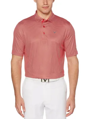 Mens Swing Tech™ Gingham Printed Polo