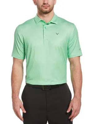 Mens Swing Tech™ Gingham Printed Polo