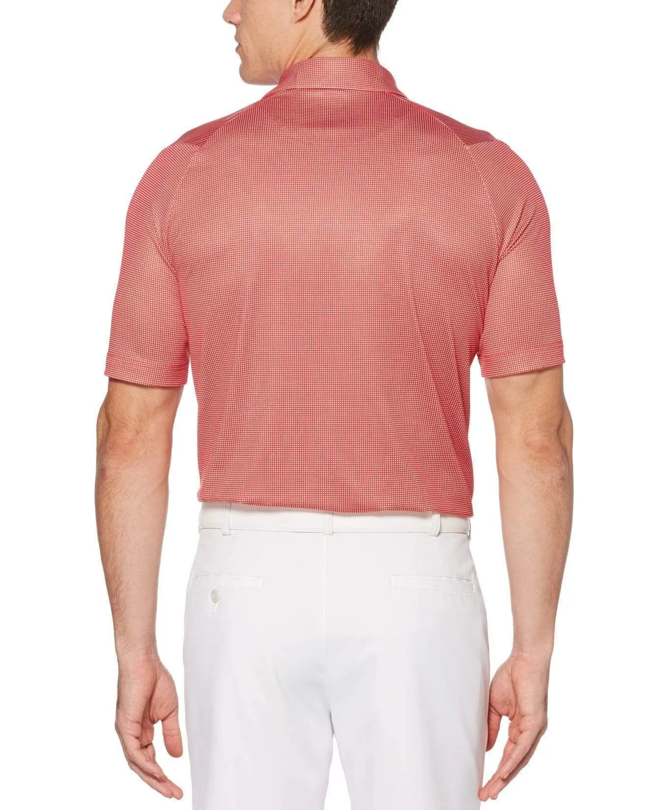 Mens Swing Tech™ Gingham Printed Polo