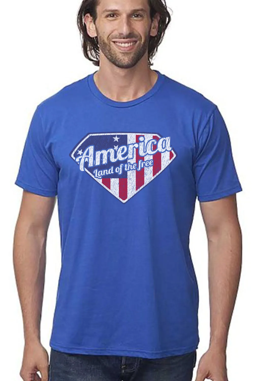 Men's T-Shirt - America Land Of The Free (Made in the USA)