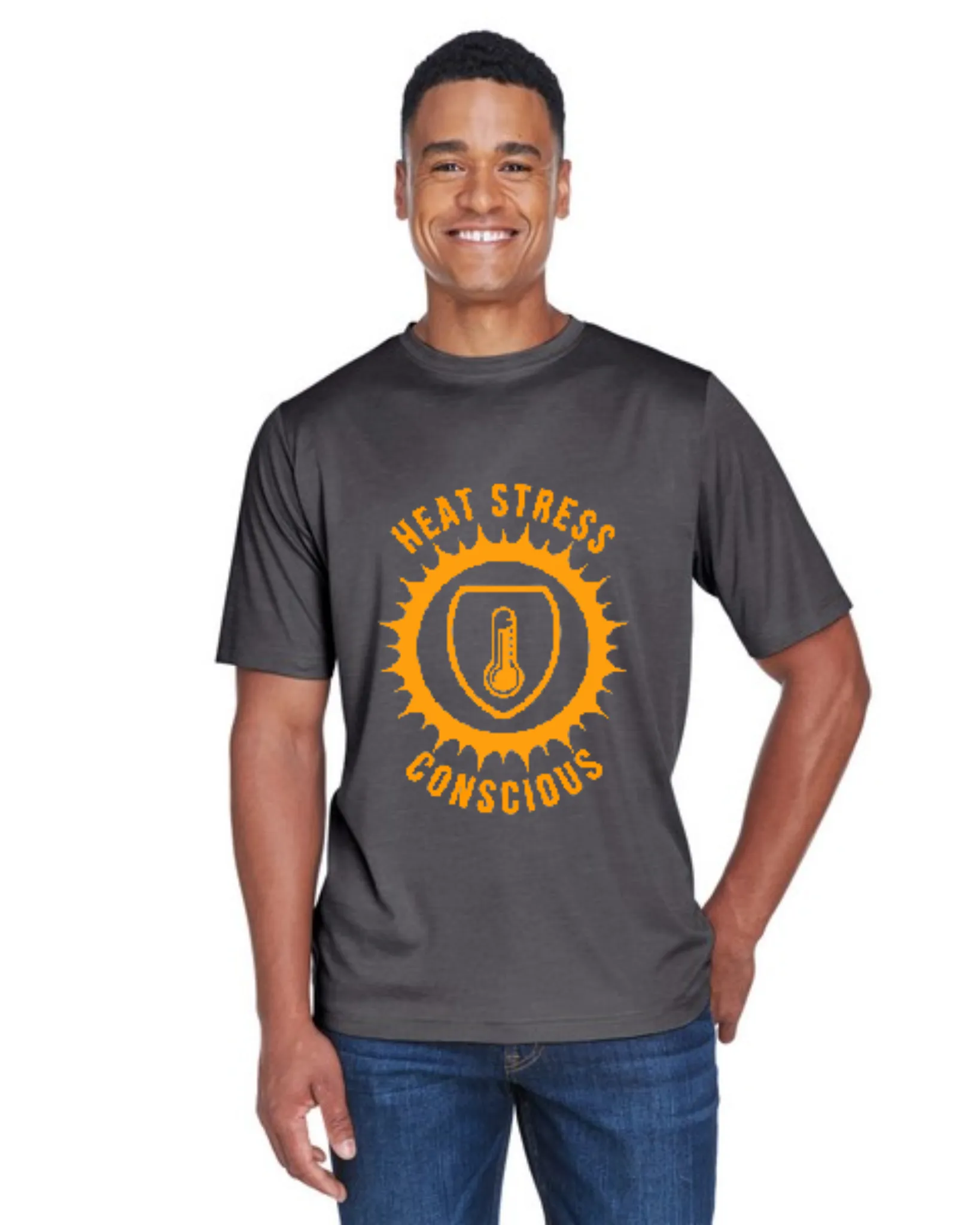 Men's Team 365® Sonic Heather Performance T-Shirt - SKU#403564