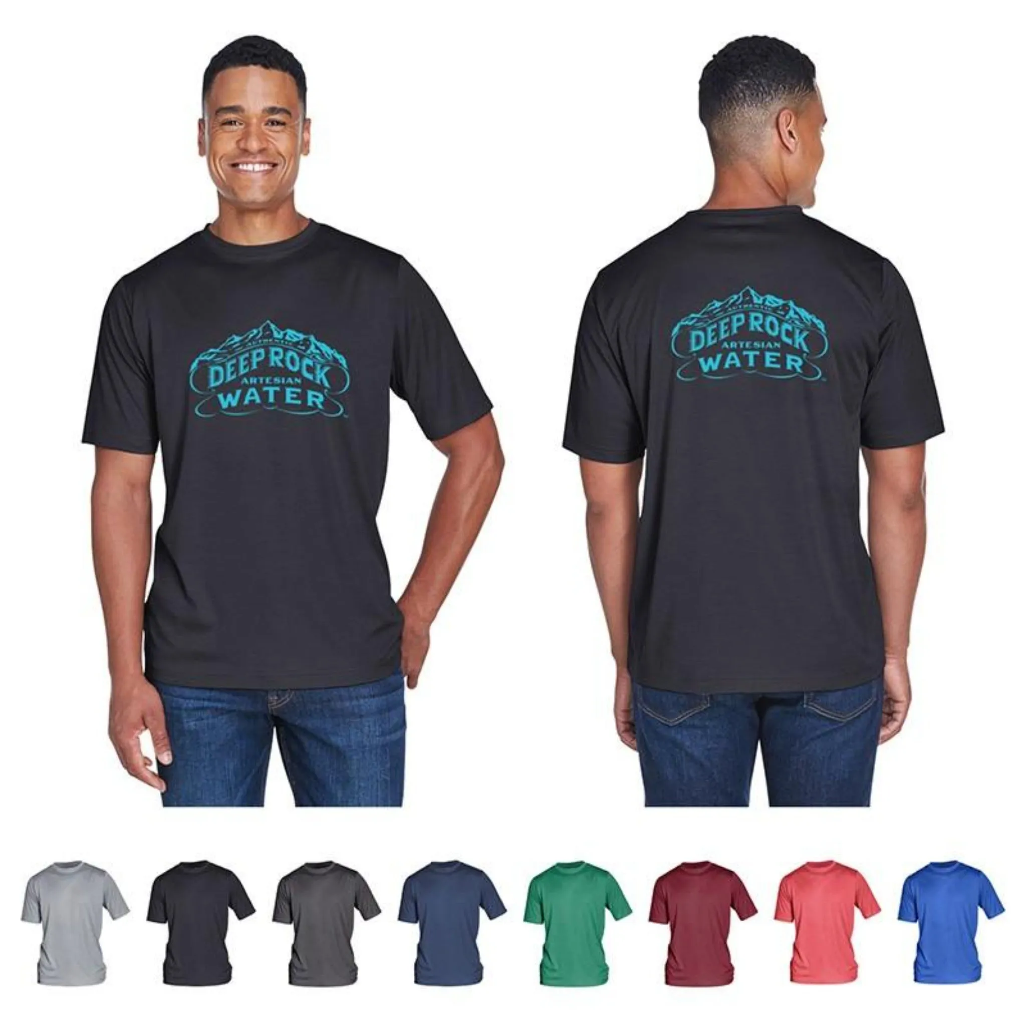 Men's Team 365® Sonic Heather Performance T-Shirt - SKU#403564