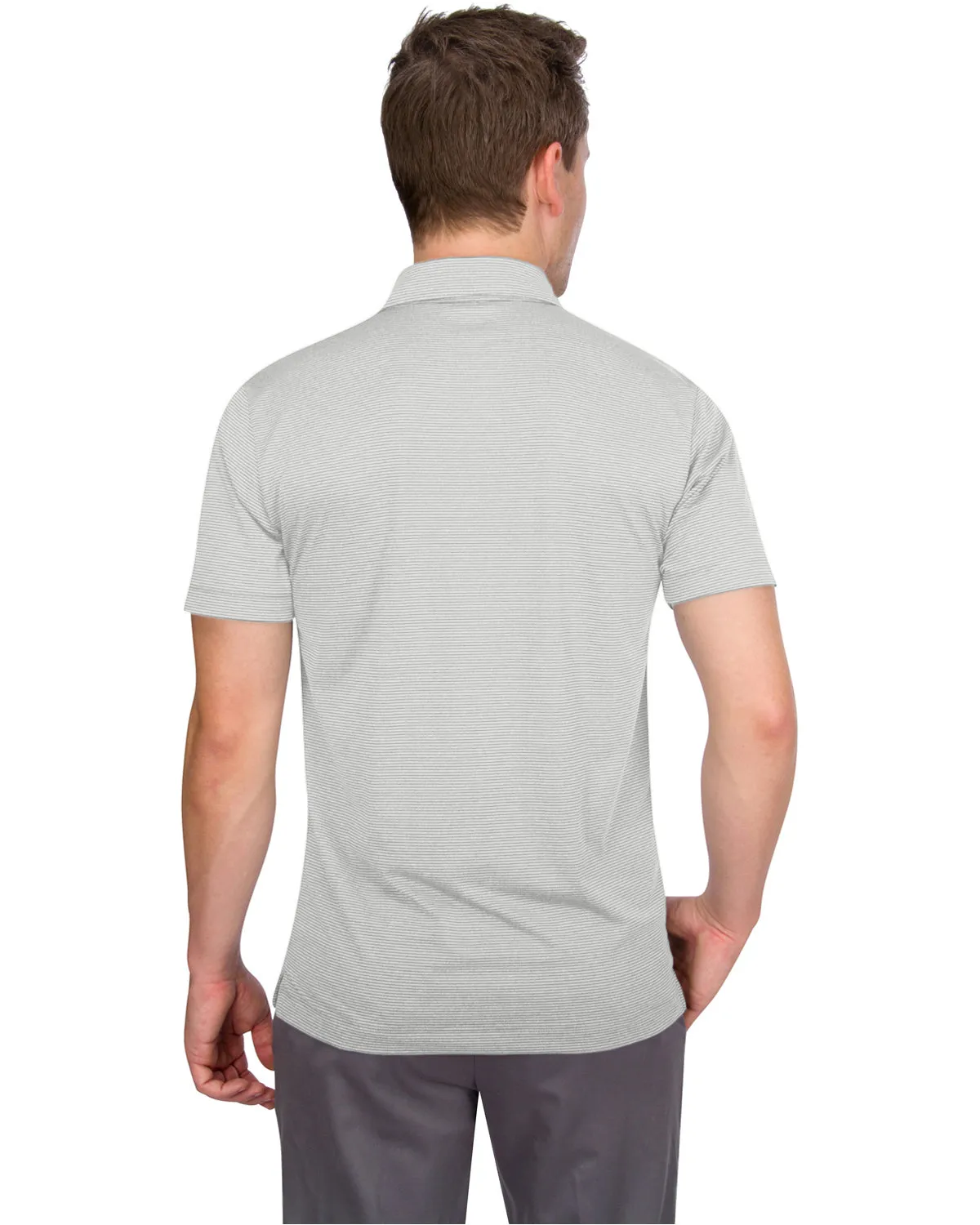 Men’s Thin-Striped Golf Polo Shirt