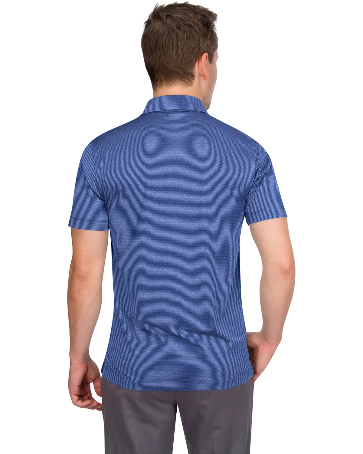 Men’s Thin-Striped Golf Polo Shirt