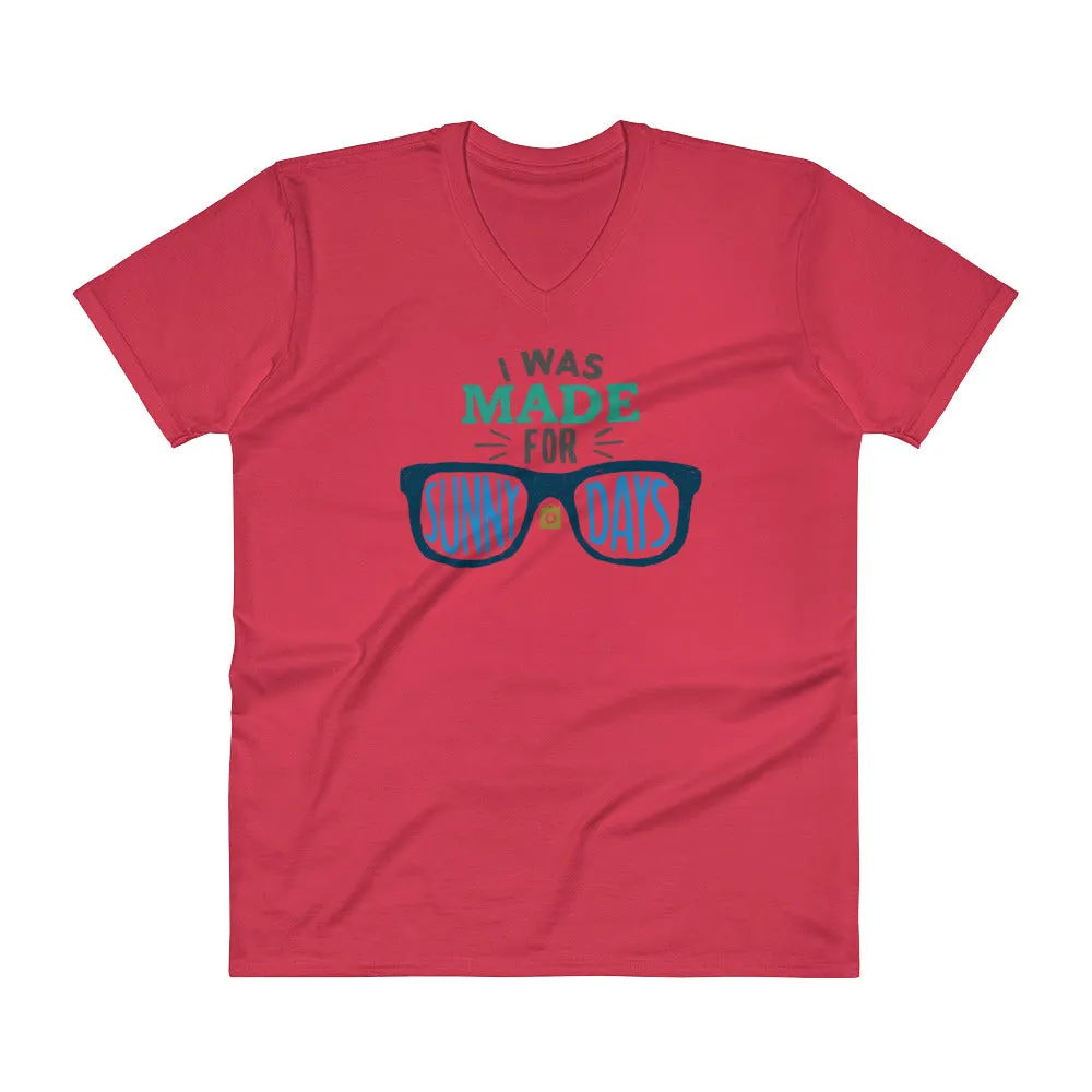 Men's V- Neck T Shirt - A sun-kissed Life: