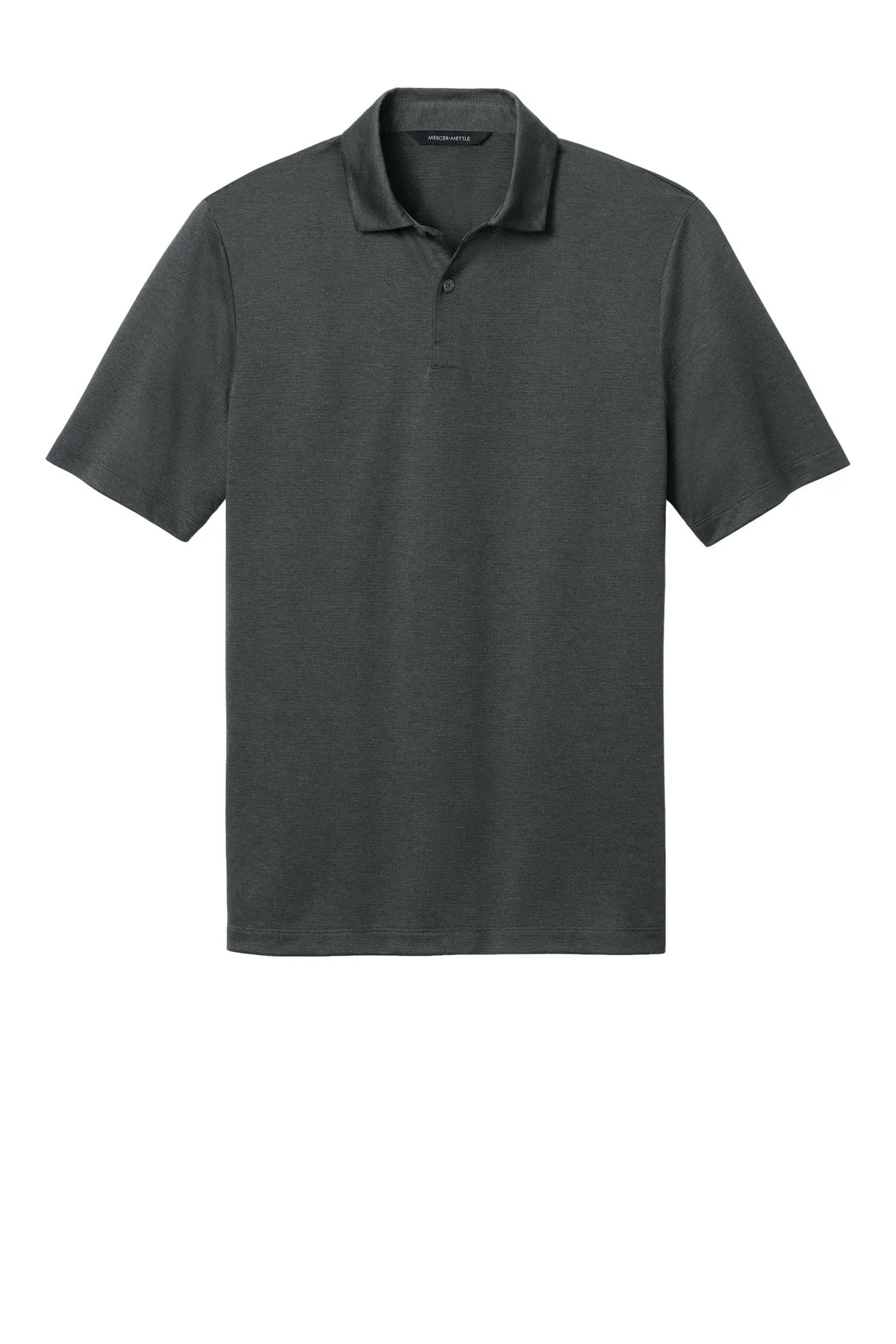 Mercer Mettle Recharge Jersey Polo MM1020 Anchor Grey Heather
