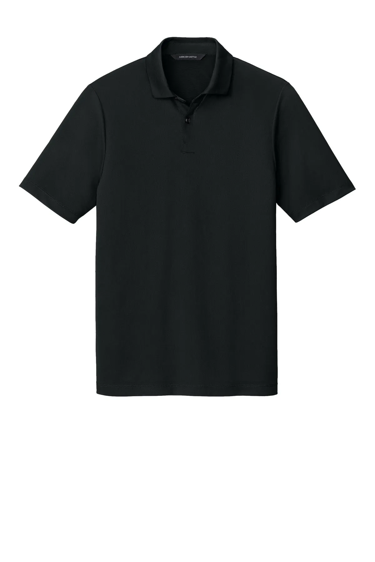 Mercer Mettle Recharge Jersey Polo MM1020 Deep Black