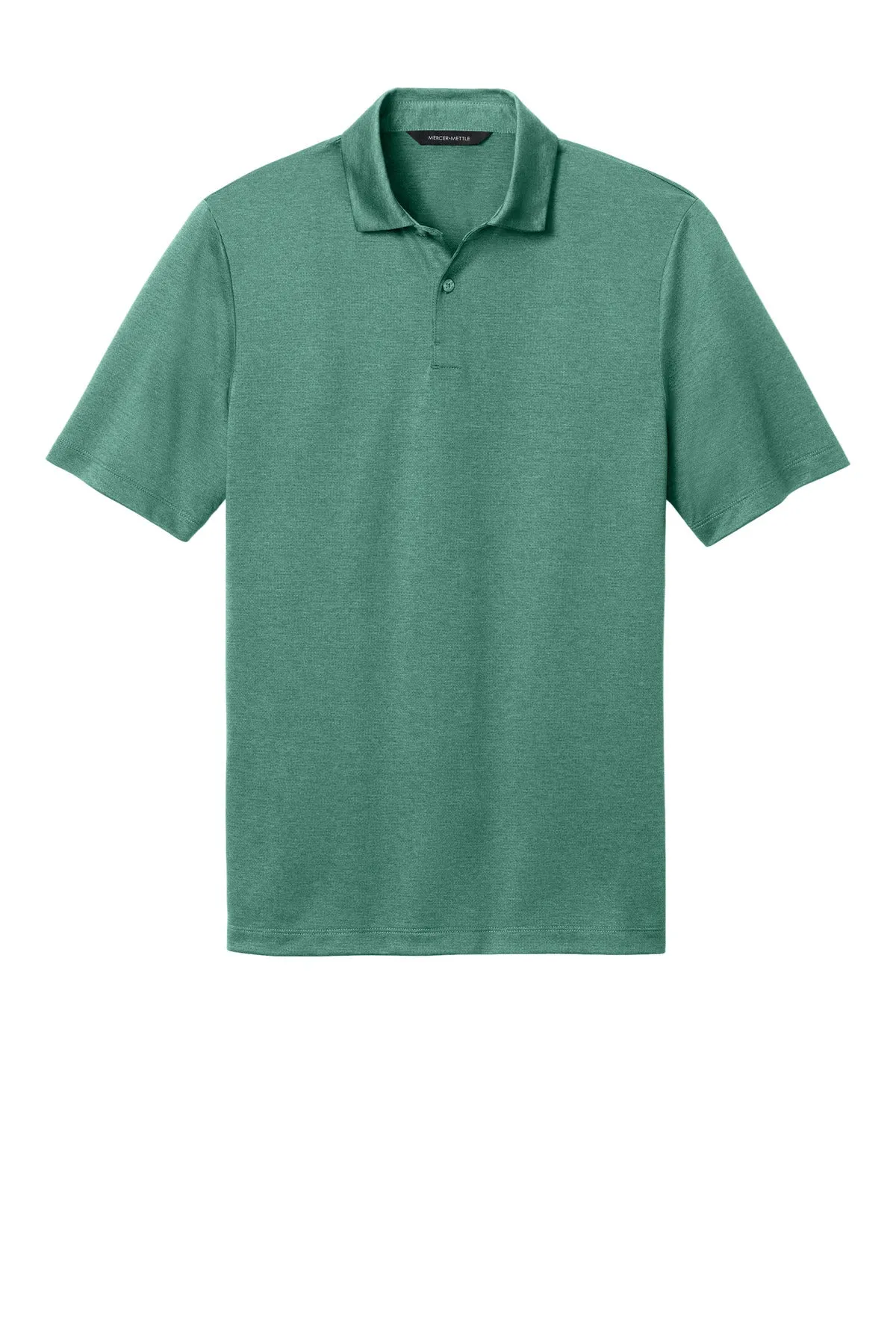 Mercer Mettle Recharge Jersey Polo MM1020 Sage Heather
