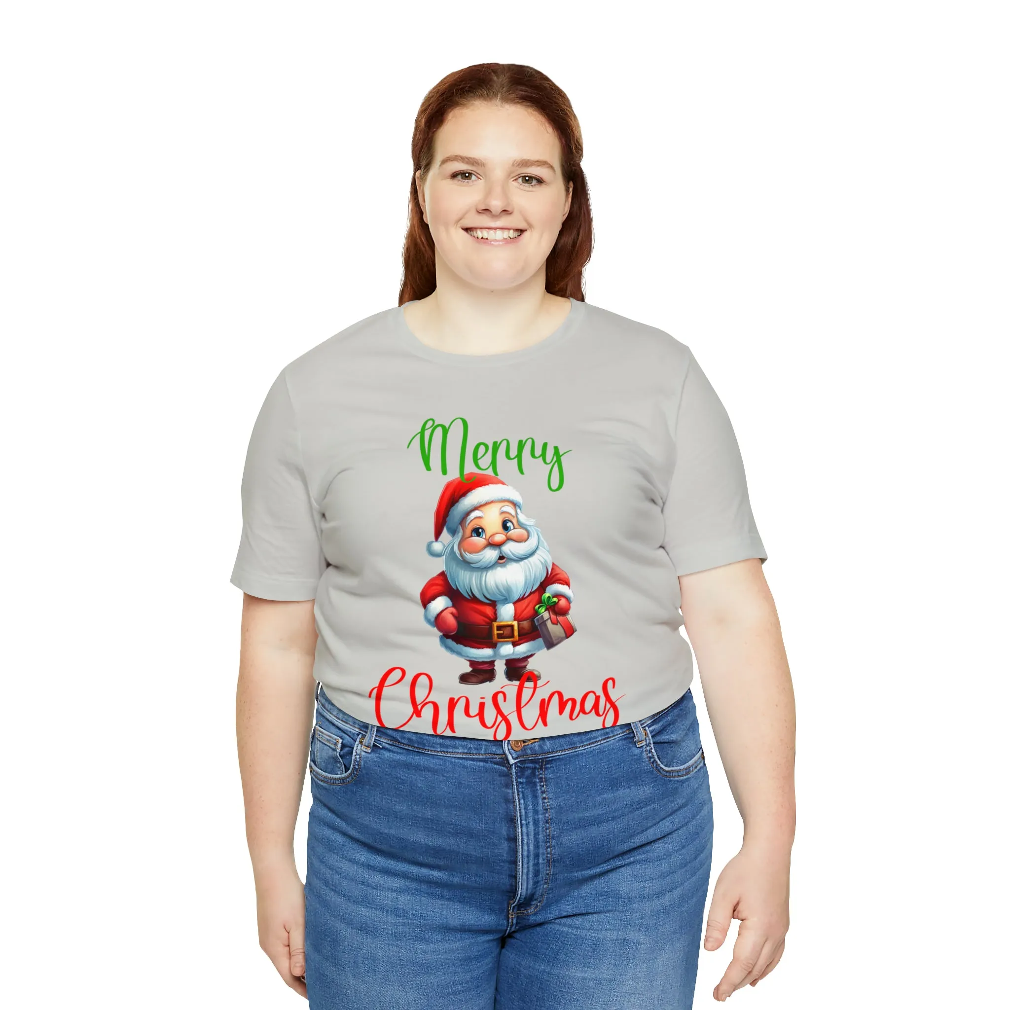 Merry Christmas from Santa T-Shirt | Festive XMas Tee |  Bella Canvas 3001 Unisex | Happy Holidays Short Sleeve Tshirt
