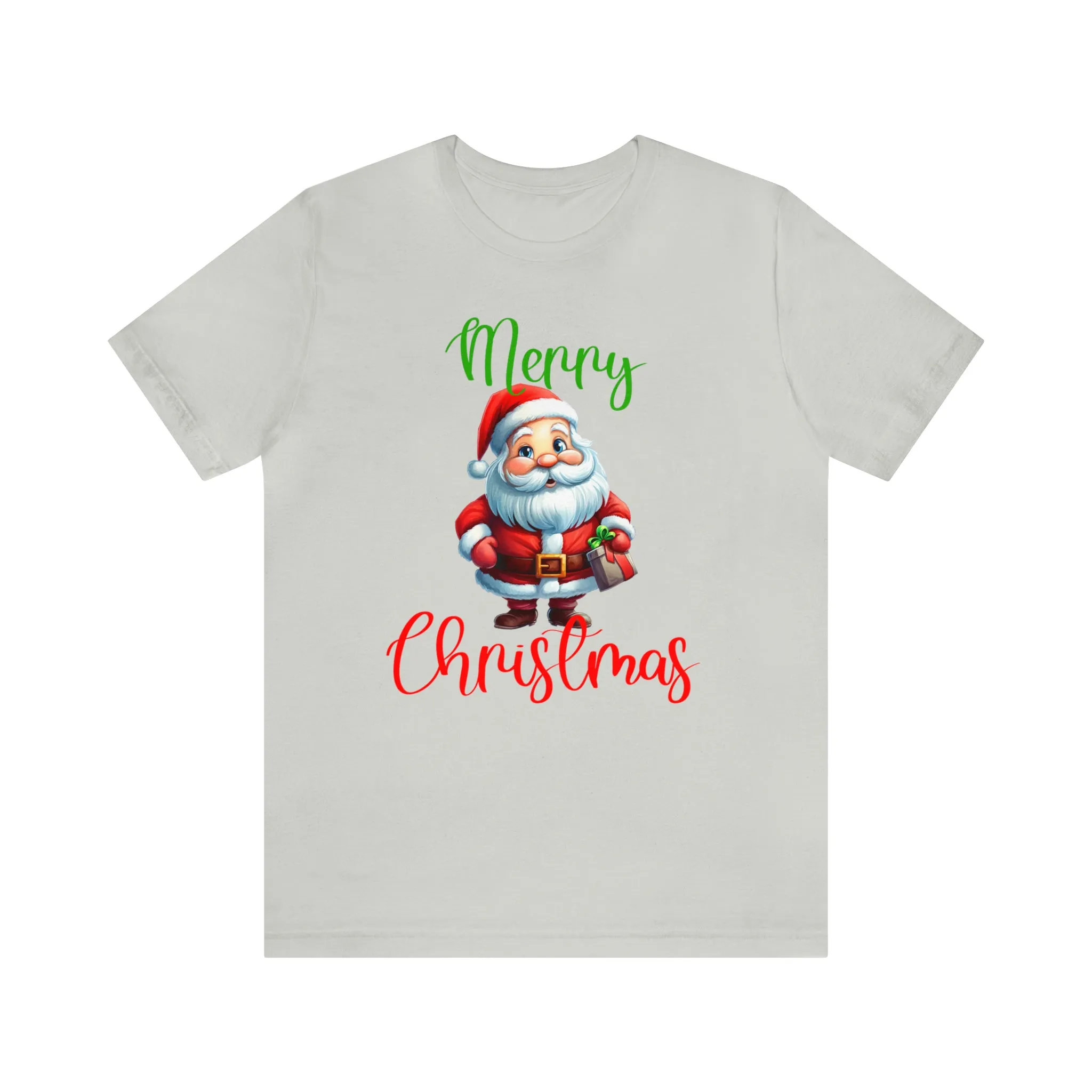 Merry Christmas from Santa T-Shirt | Festive XMas Tee |  Bella Canvas 3001 Unisex | Happy Holidays Short Sleeve Tshirt