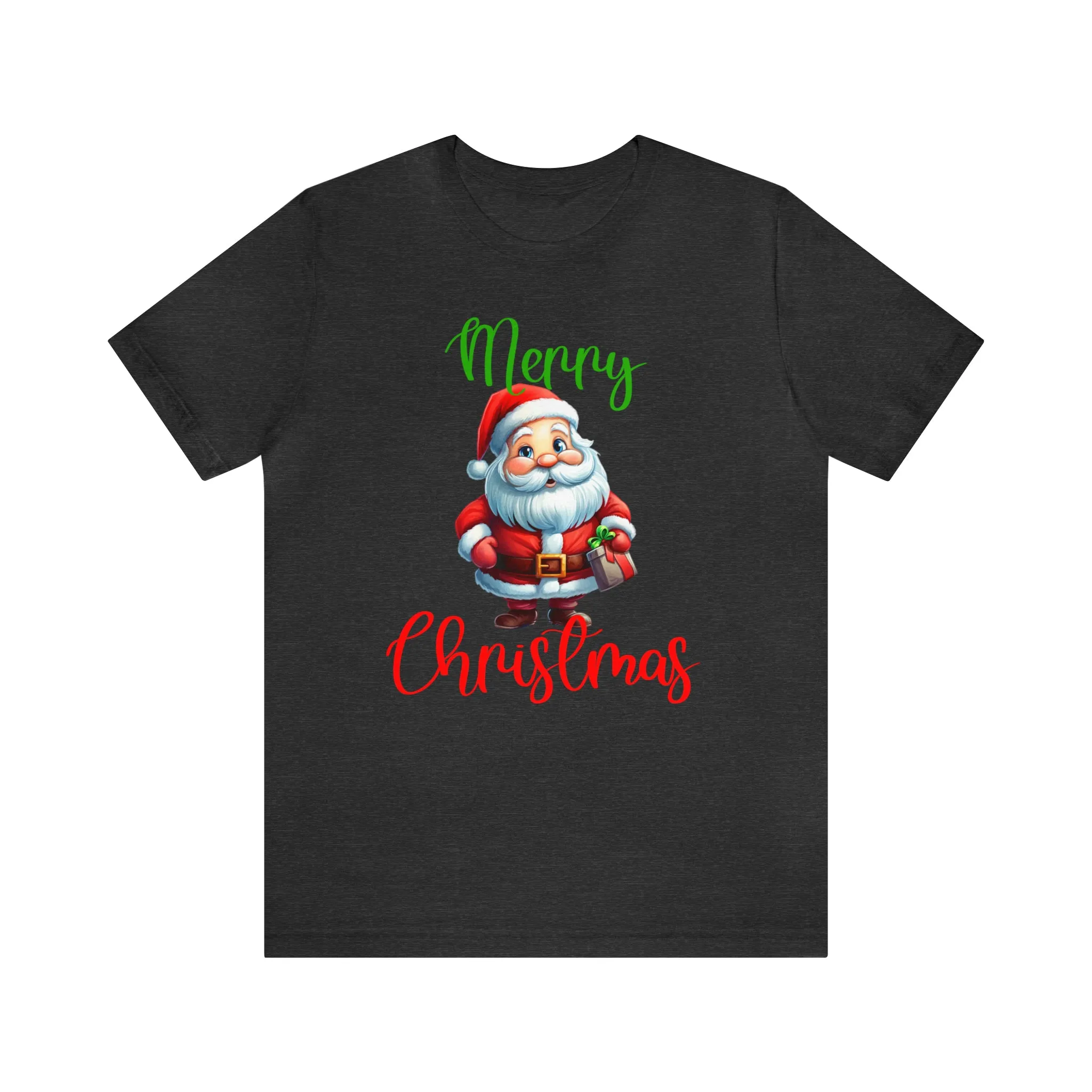 Merry Christmas from Santa T-Shirt | Festive XMas Tee |  Bella Canvas 3001 Unisex | Happy Holidays Short Sleeve Tshirt