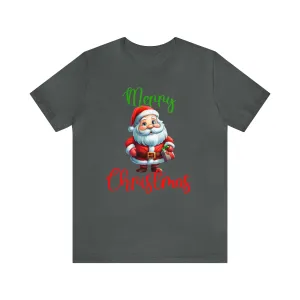Merry Christmas from Santa T-Shirt | Festive XMas Tee |  Bella Canvas 3001 Unisex | Happy Holidays Short Sleeve Tshirt