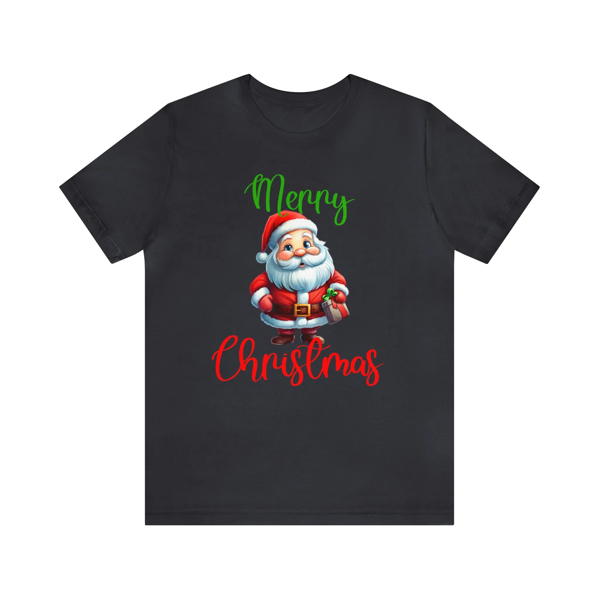 Merry Christmas from Santa T-Shirt | Festive XMas Tee |  Bella Canvas 3001 Unisex | Happy Holidays Short Sleeve Tshirt
