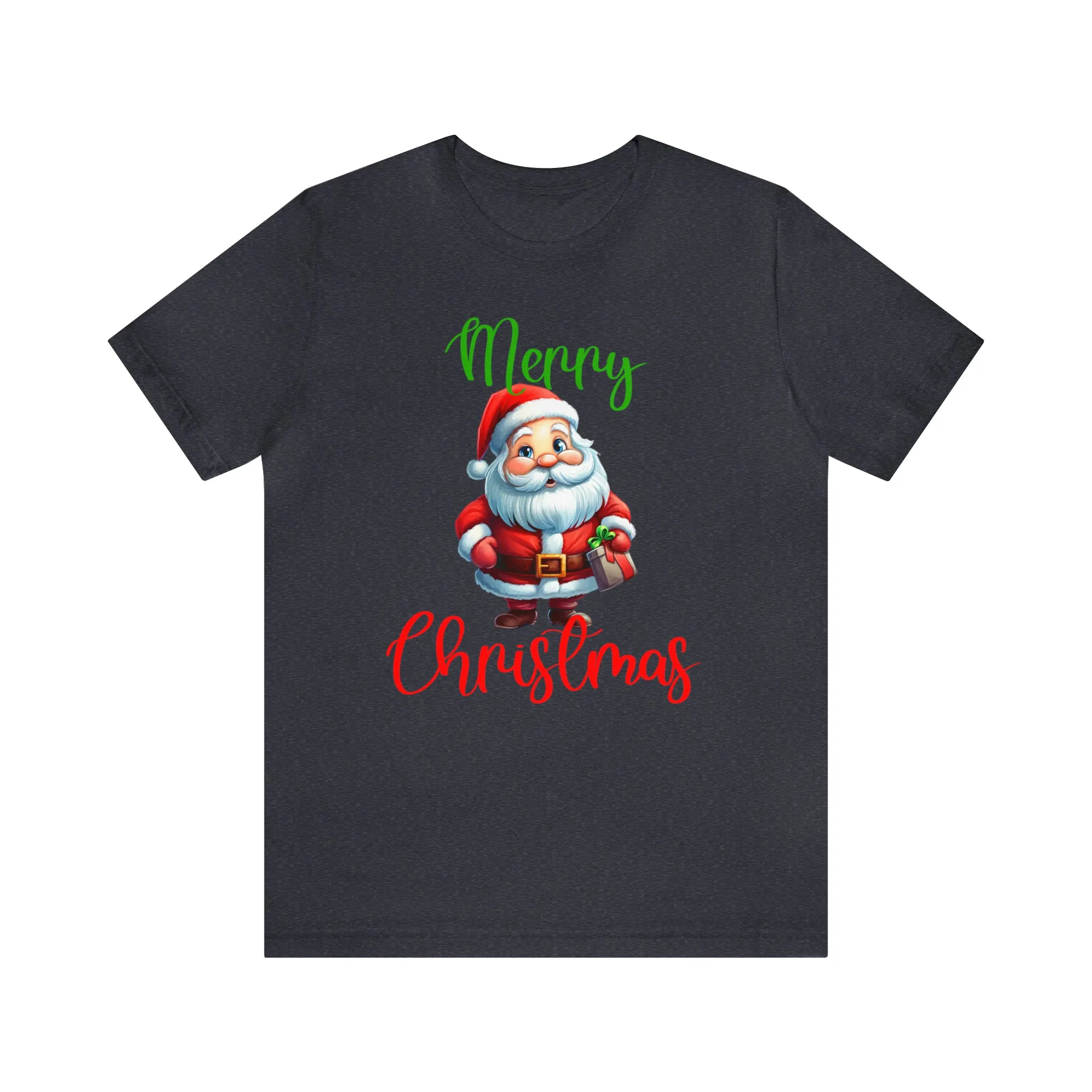 Merry Christmas from Santa T-Shirt | Festive XMas Tee |  Bella Canvas 3001 Unisex | Happy Holidays Short Sleeve Tshirt