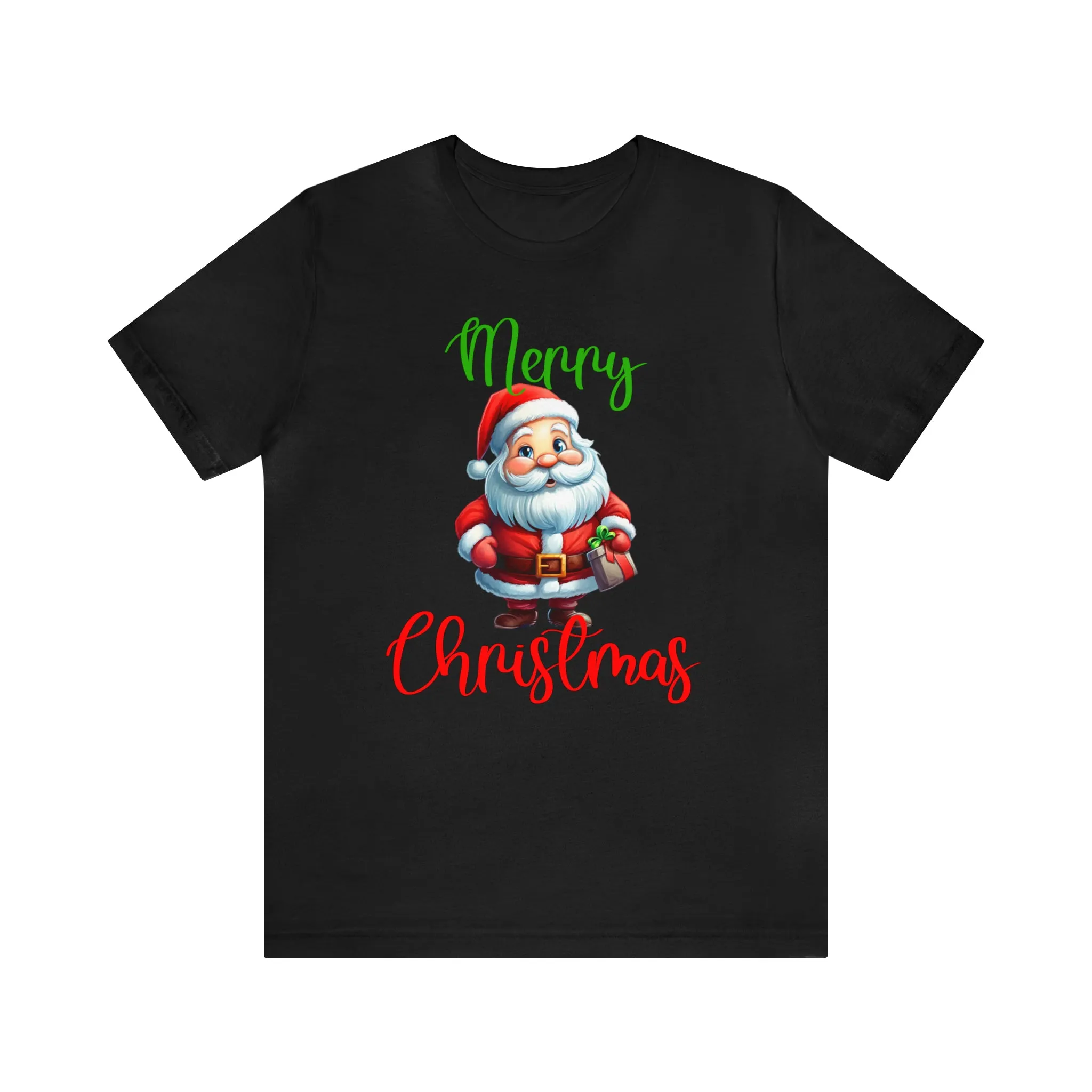 Merry Christmas from Santa T-Shirt | Festive XMas Tee |  Bella Canvas 3001 Unisex | Happy Holidays Short Sleeve Tshirt