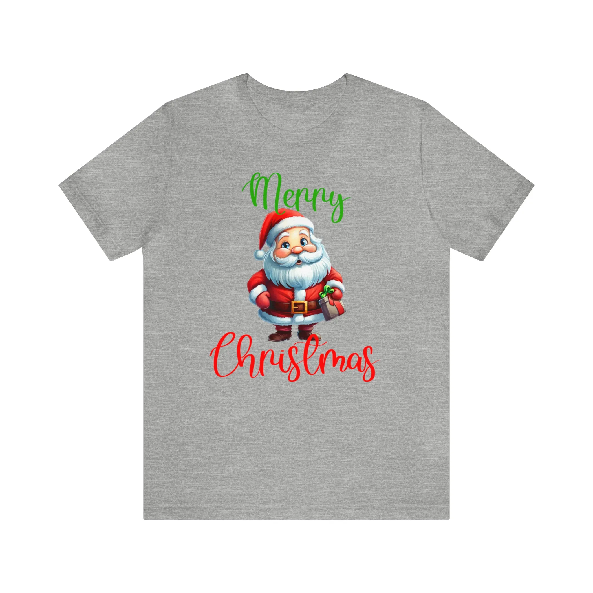 Merry Christmas from Santa T-Shirt | Festive XMas Tee |  Bella Canvas 3001 Unisex | Happy Holidays Short Sleeve Tshirt