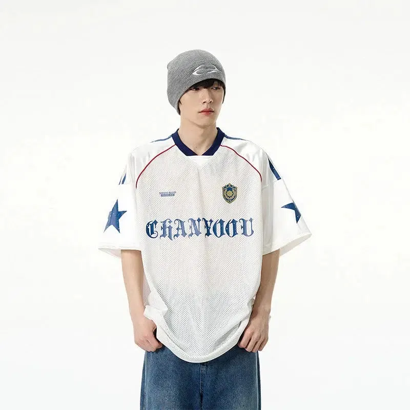 Mesh Breathable Long-Sleeve Pullover