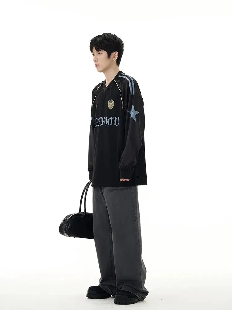 Mesh Breathable Long-Sleeve Pullover