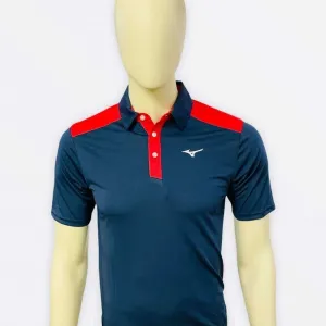 Mizuno Basic Contrast Yoke Polo T-Shirt