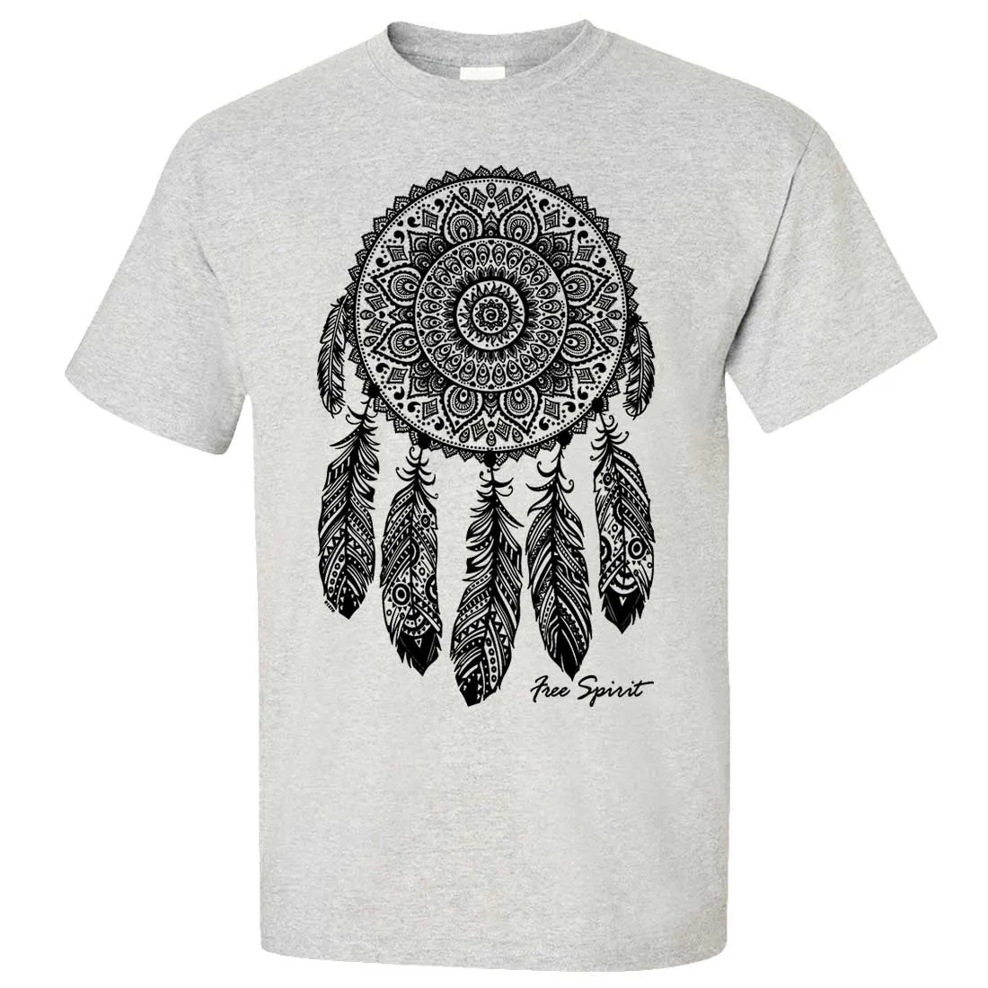 Native American Dreamcatcher Free Spirit Black Asst Colors T-shirt/tee