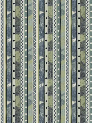 Neysa stripe - Laurel blue