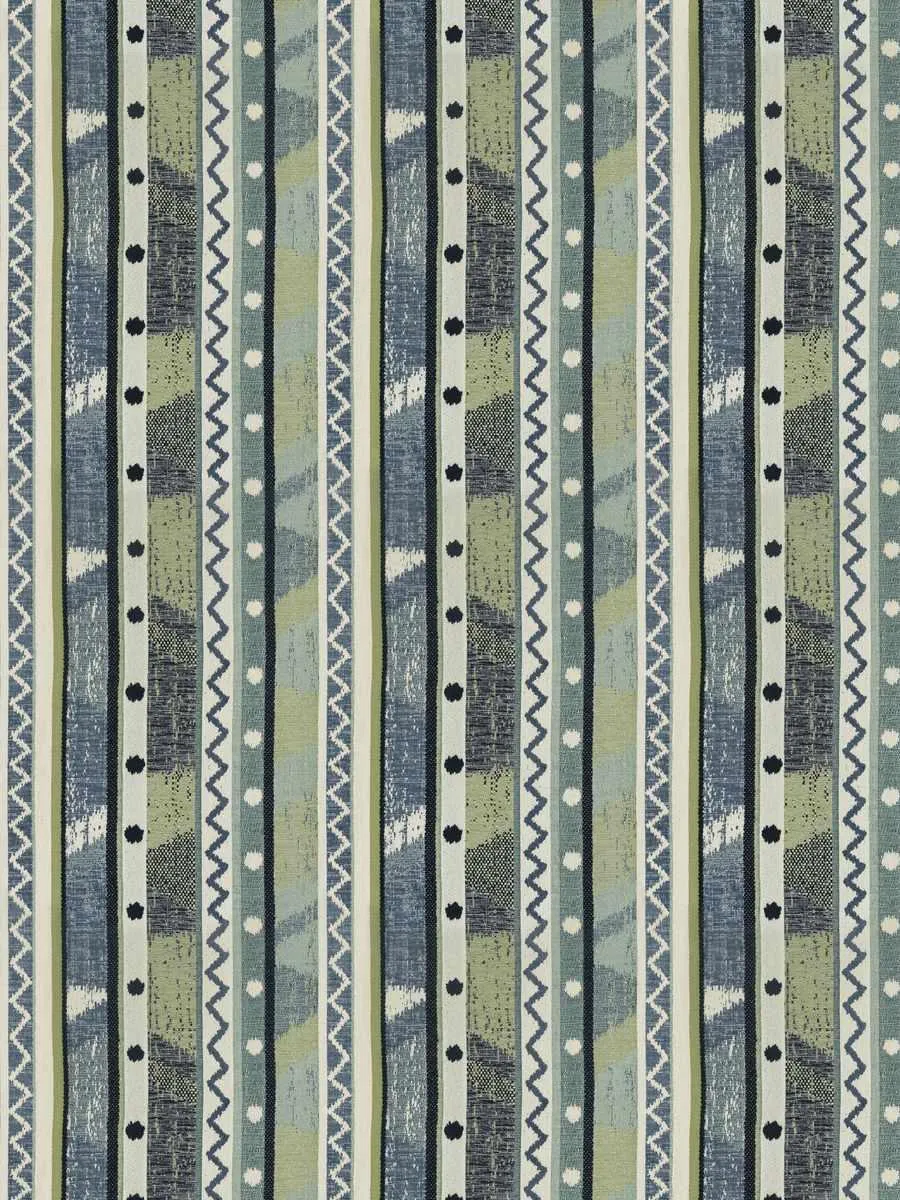Neysa stripe - Laurel blue