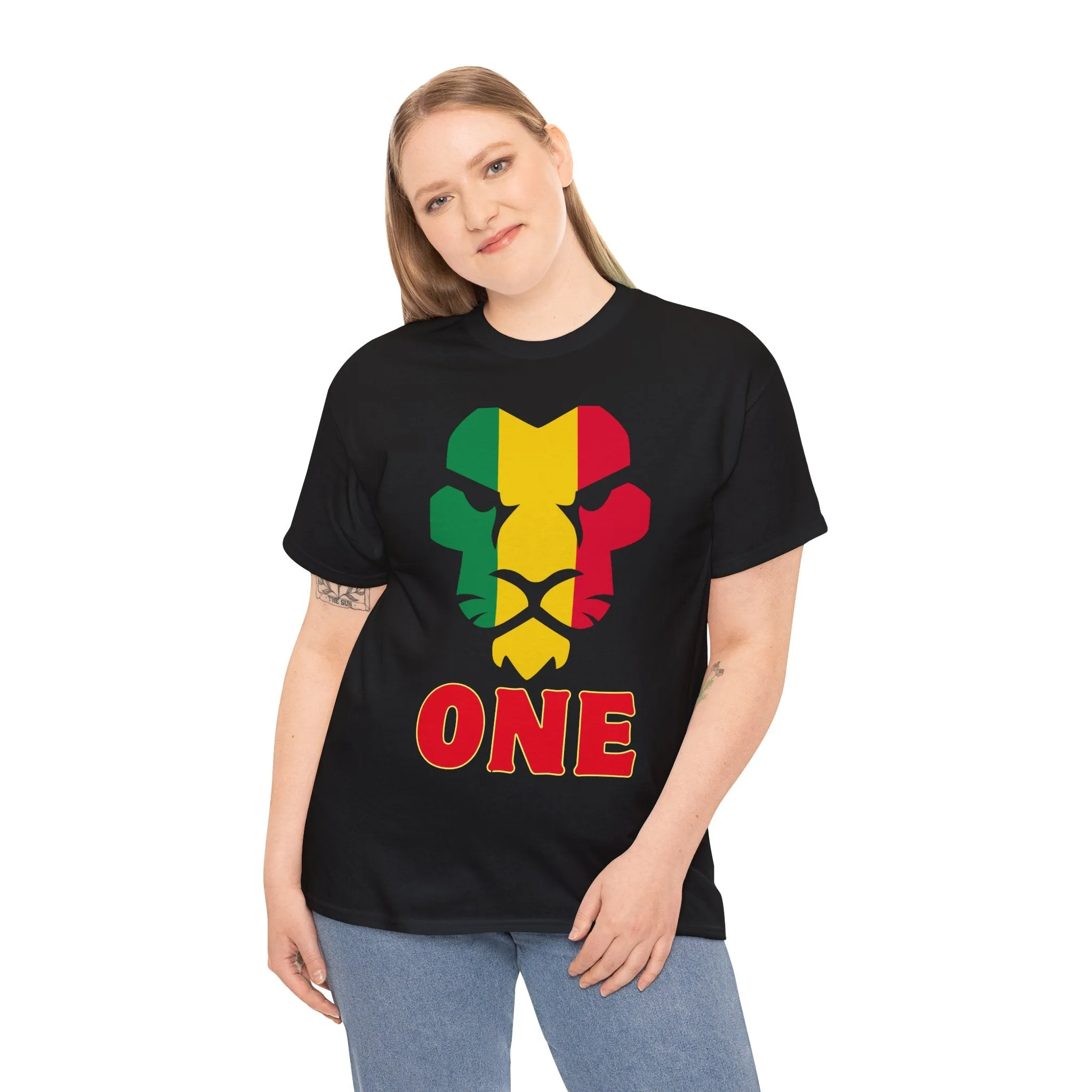 One (Design 2) - Unisex Heavy Cotton Tee