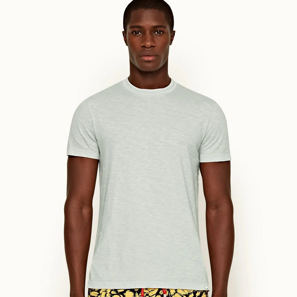 Orlebar Brown - Sammy GD Garment Dyed T-Shirt in Rock Salt