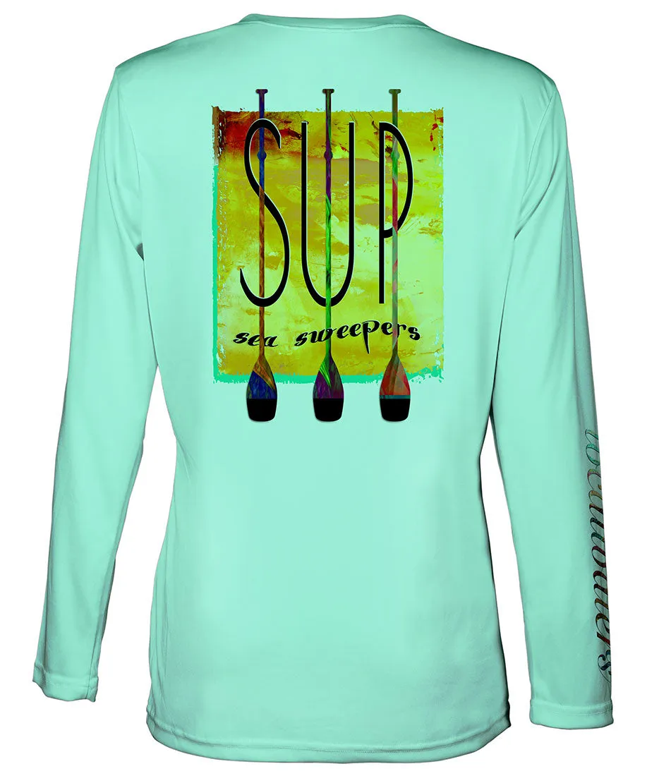 Paddle Boarding T-Shirt | Sea Sweeper V-Neck