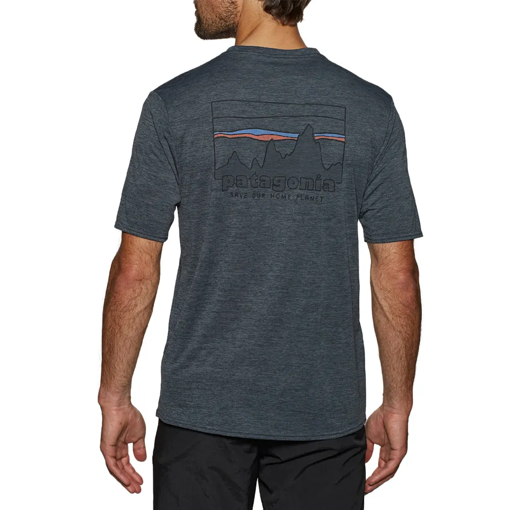 Patagonia Cap Cool Daily Graphic Shirt 73 Skyline:Smolder Blue