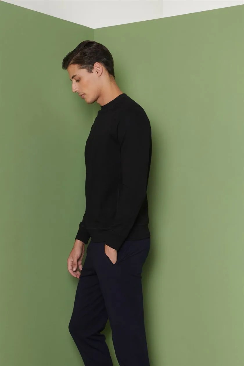 Perona   I   Mensweartshirtweartshirt-Beau-Pma-Fv21-401-Black  AS8102