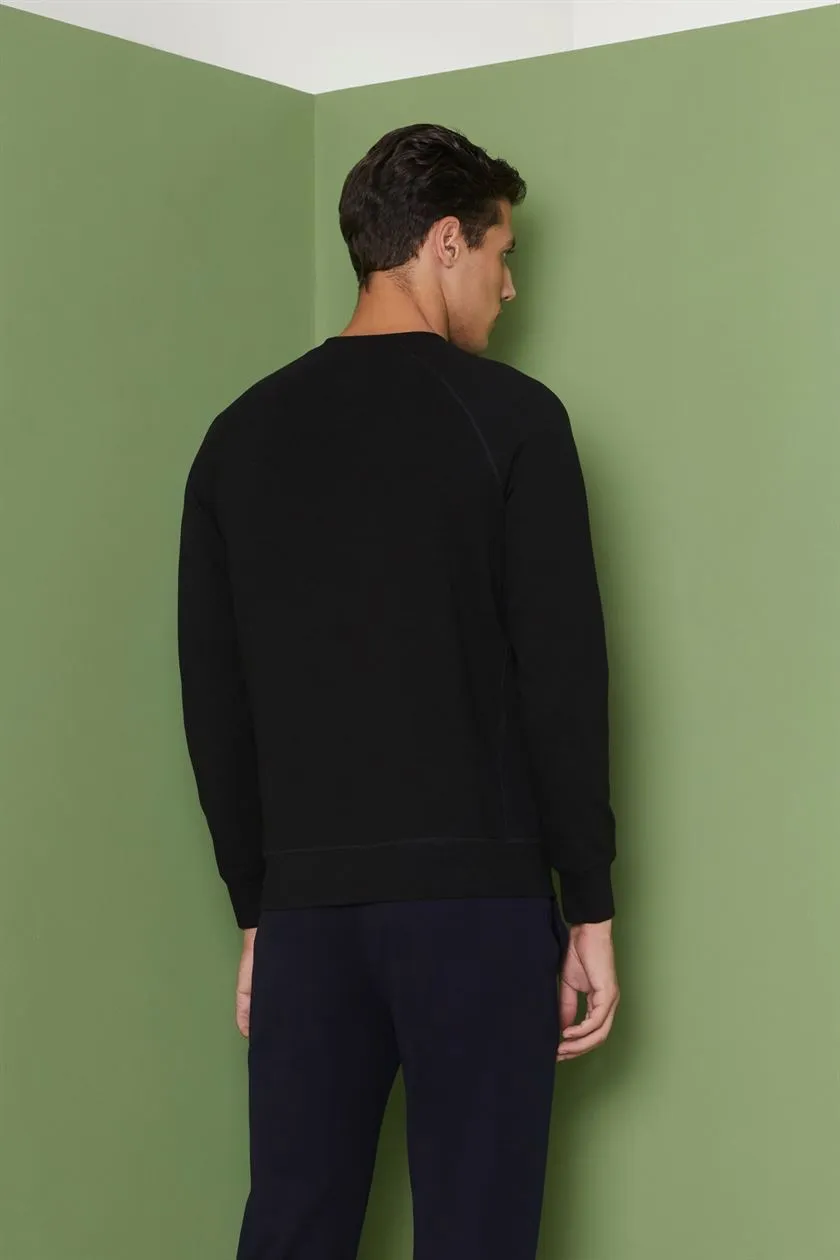 Perona   I   Mensweartshirtweartshirt-Beau-Pma-Fv21-401-Black  AS8102