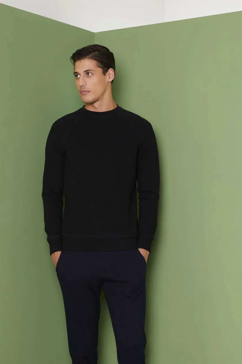 Perona   I   Mensweartshirtweartshirt-Beau-Pma-Fv21-401-Black  AS8102