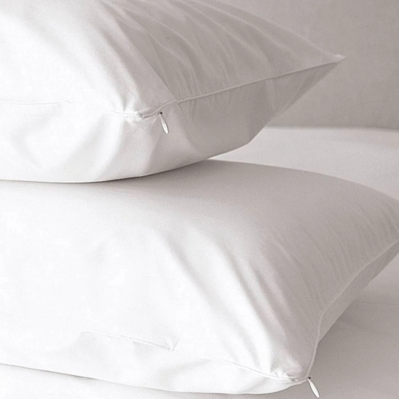 Pillow Protector Pair with Zipper