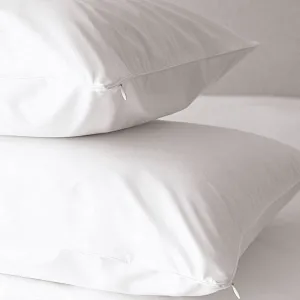 Pillow Protector Pair with Zipper