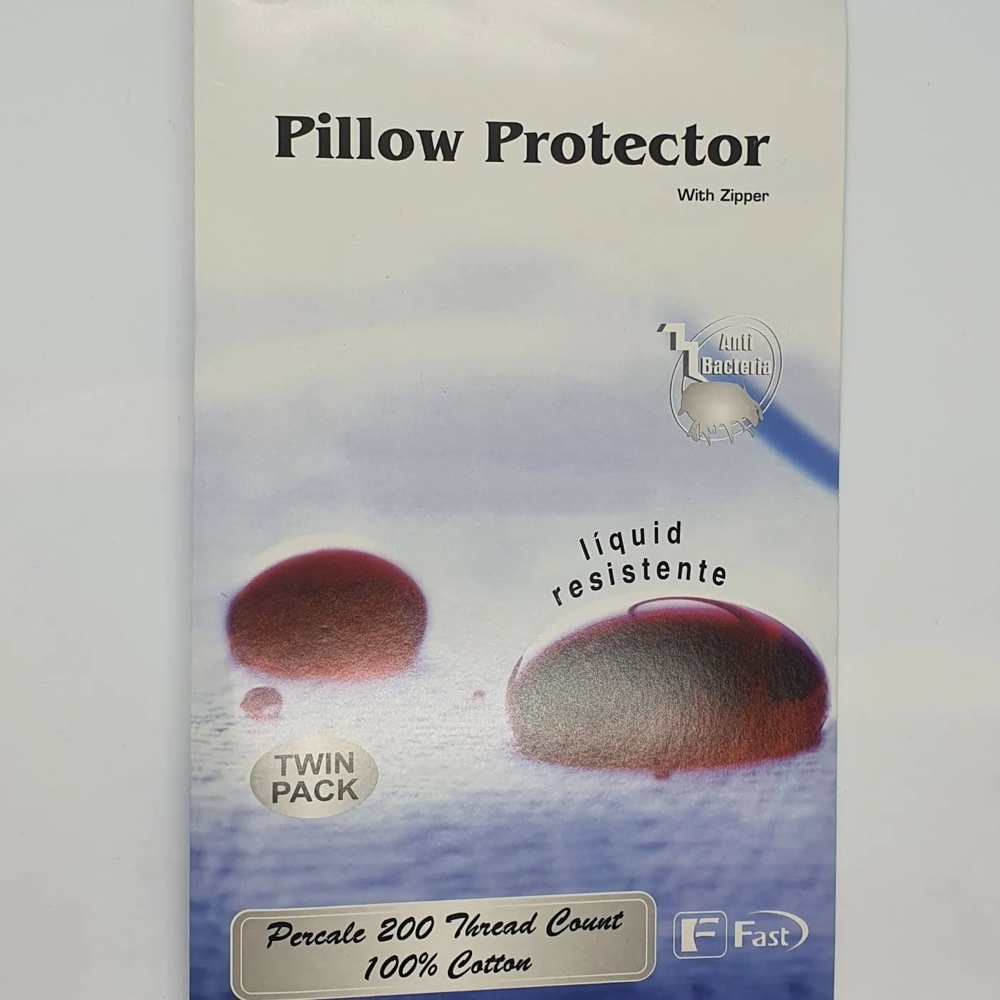 Pillow Protector Pair with Zipper