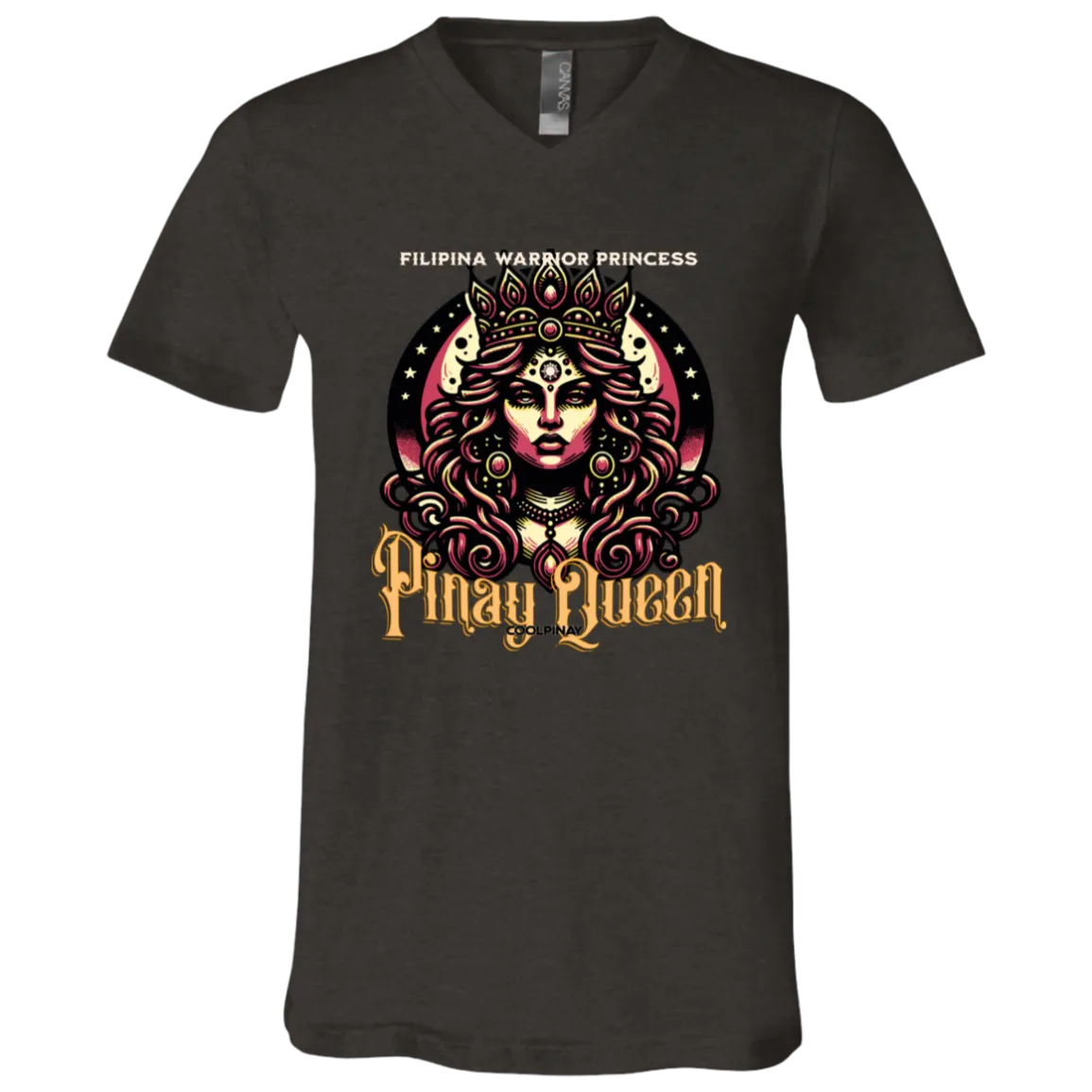 Pinay Queen Unisex Jersey V-Neck T-Shirt