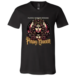 Pinay Queen Unisex Jersey V-Neck T-Shirt