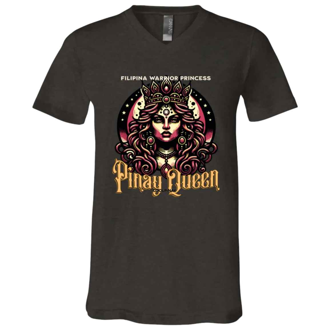 Pinay Queen Unisex Jersey V-Neck T-Shirt