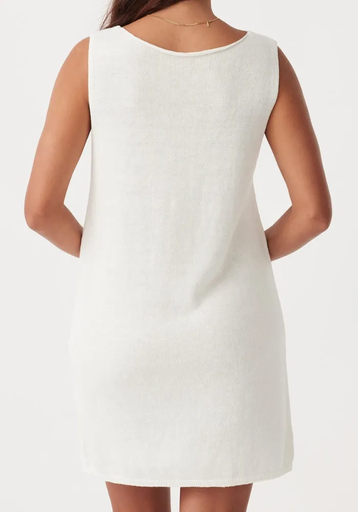 Poppy Mini Dress - Cream