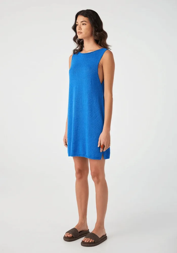Poppy Mini Dress -  French Blue